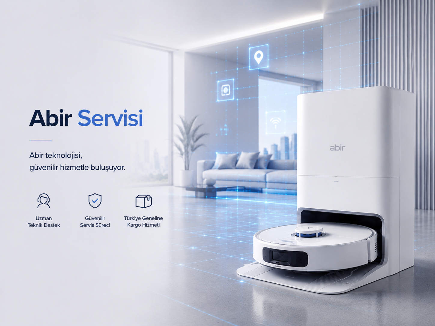 Abir robot süpürge servisi