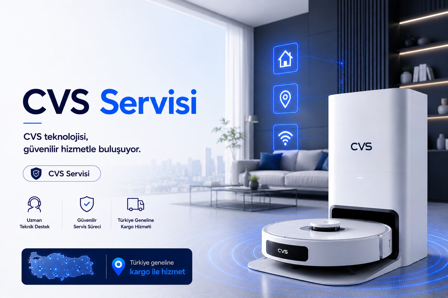 CVS robot süpürge servisi