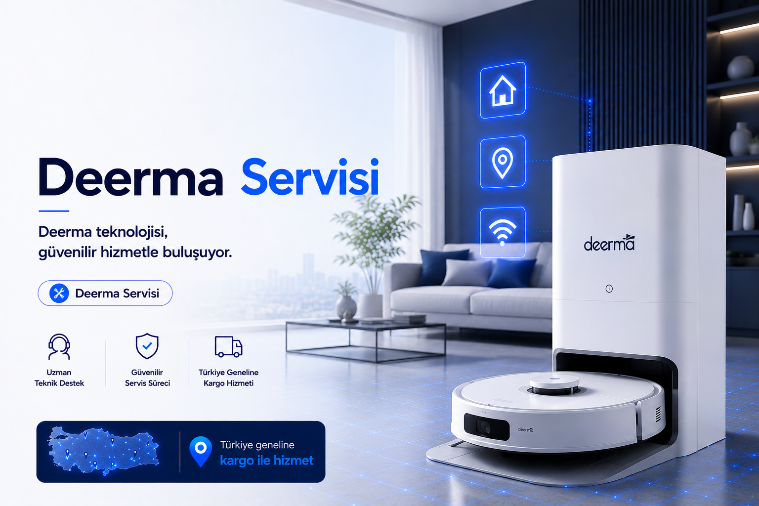 Deerma robot süpürge servisi
