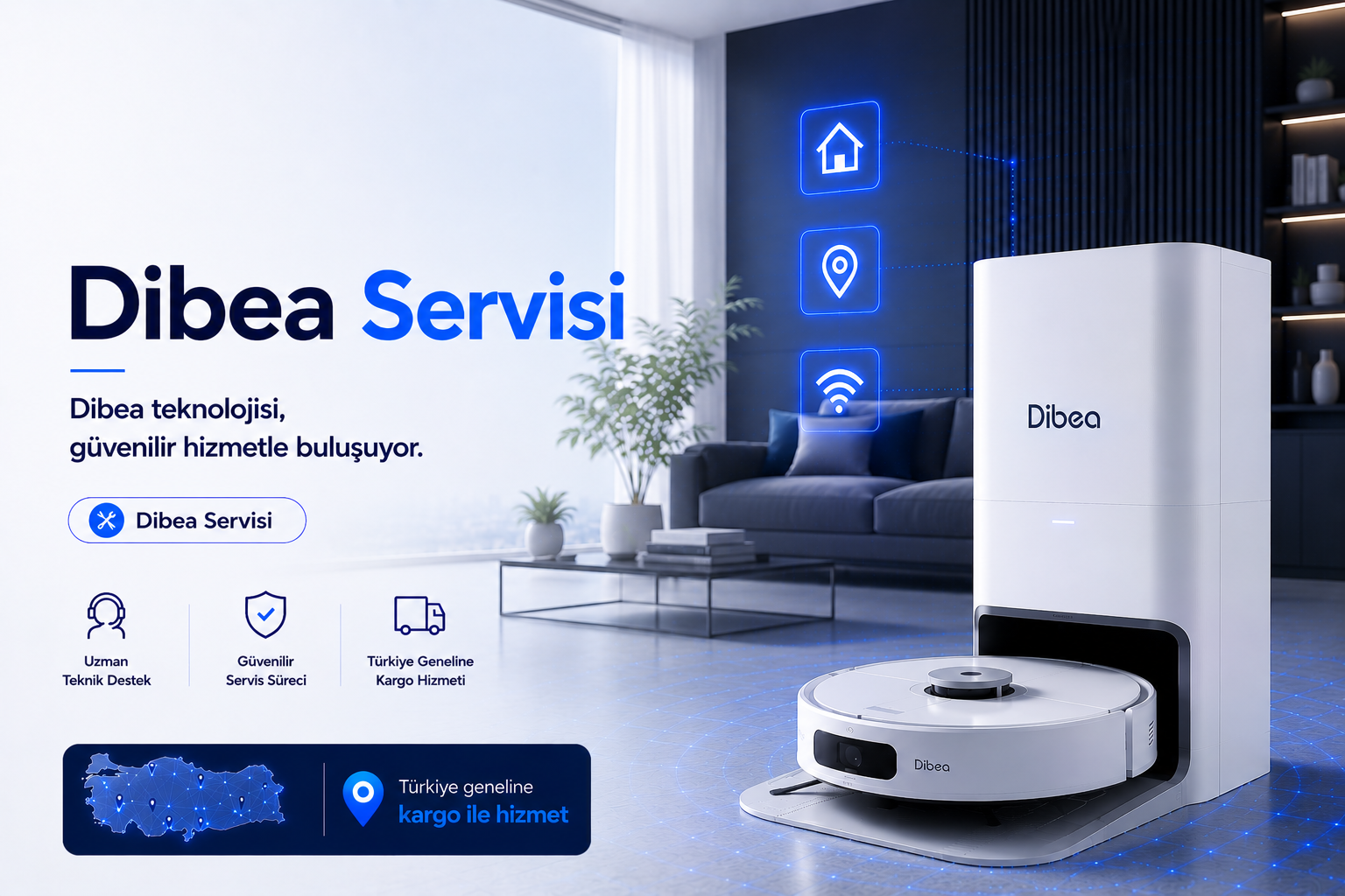 Dibea robot süpürge servisi