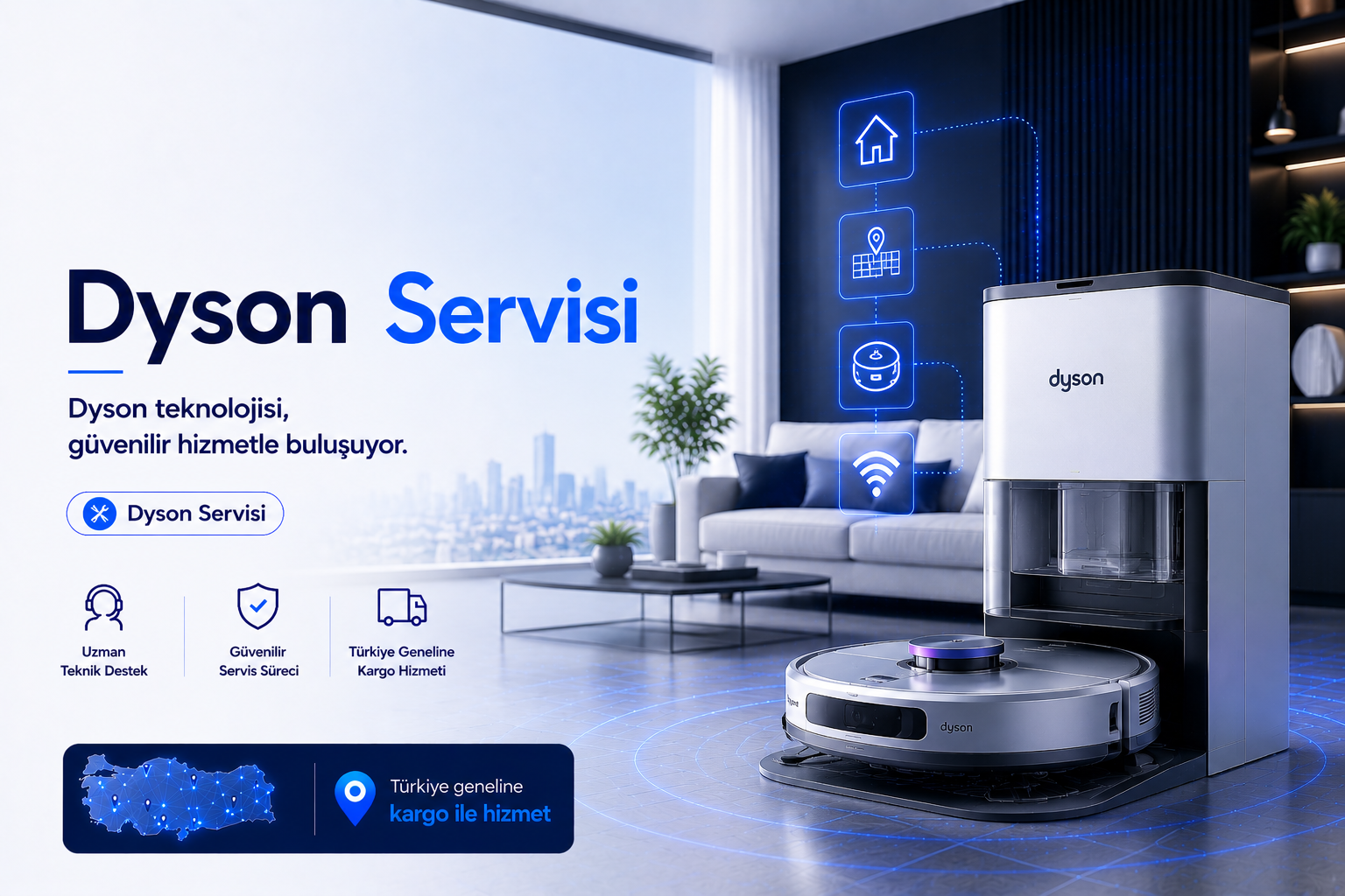 Dyson robot süpürge servisi