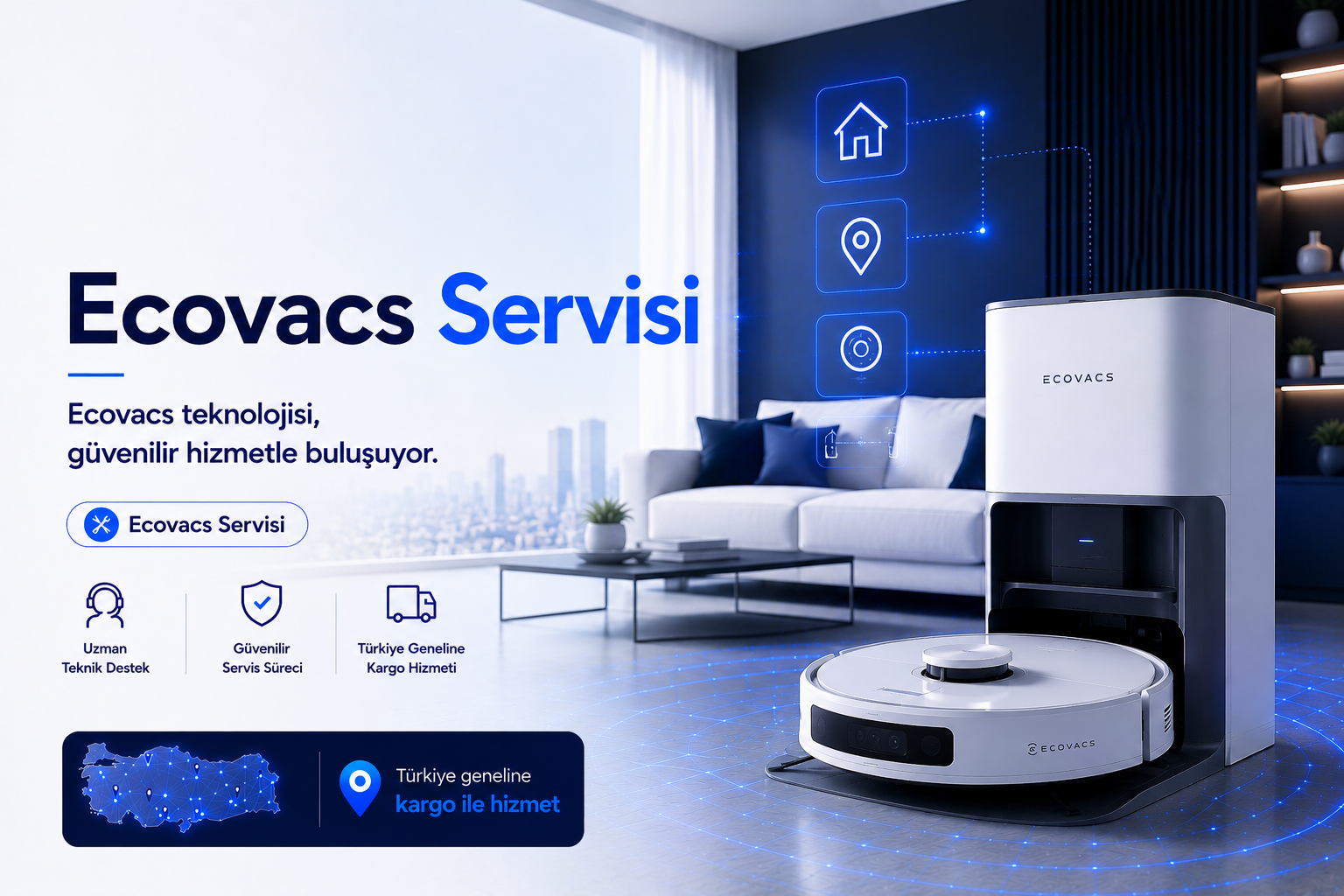 Ecovacs robot süpürge servisi