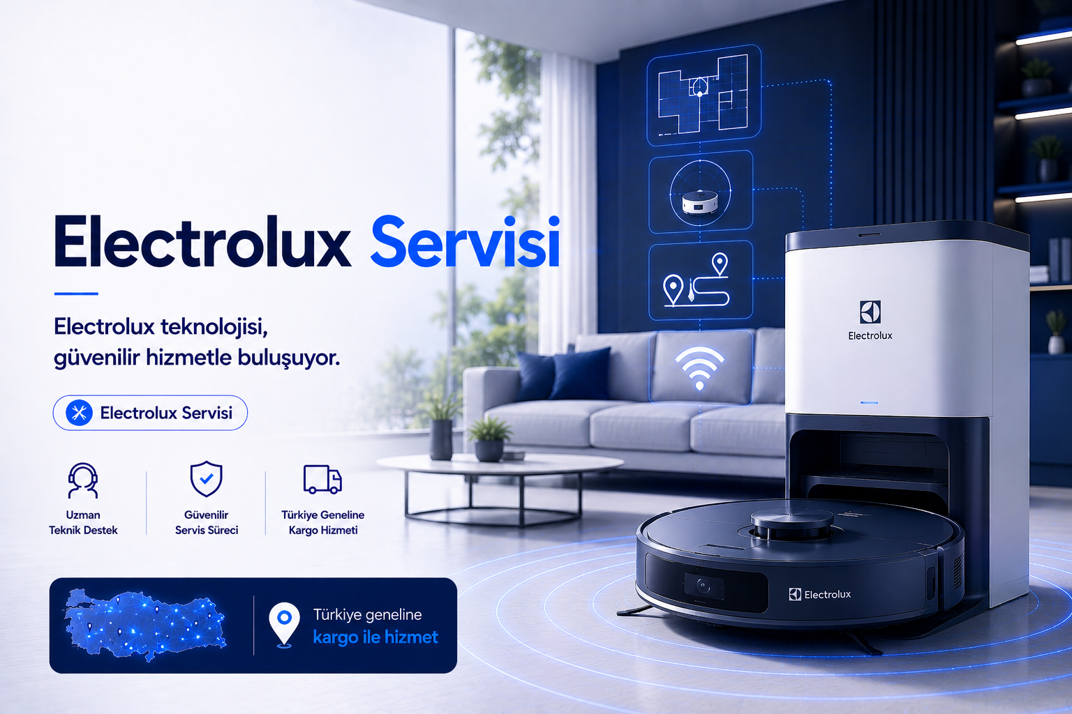 Electrolux robot süpürge servisi