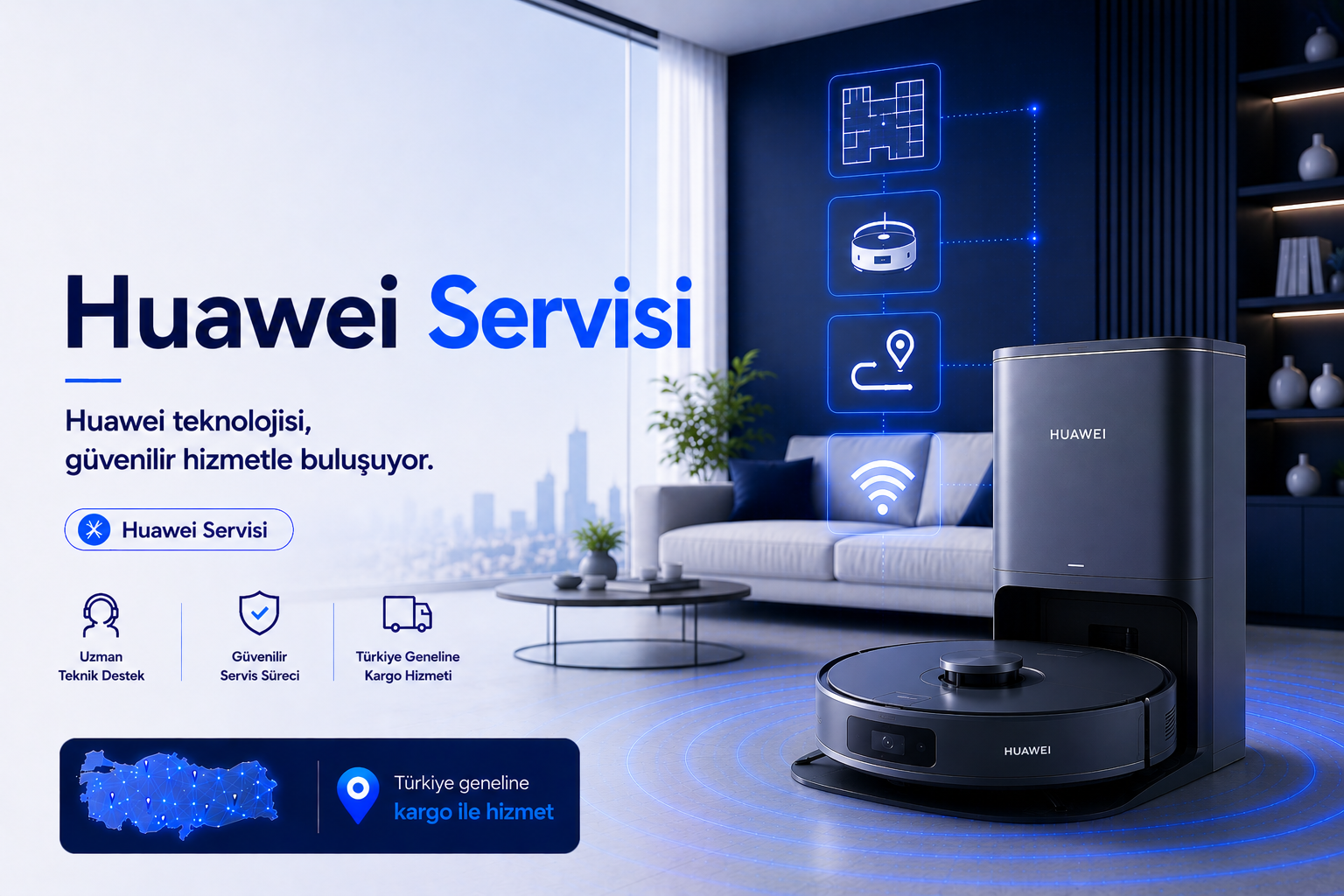 Huawei robot süpürge servisi