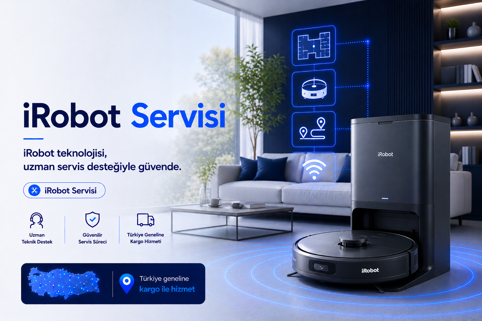 iRobot robot süpürge servisi