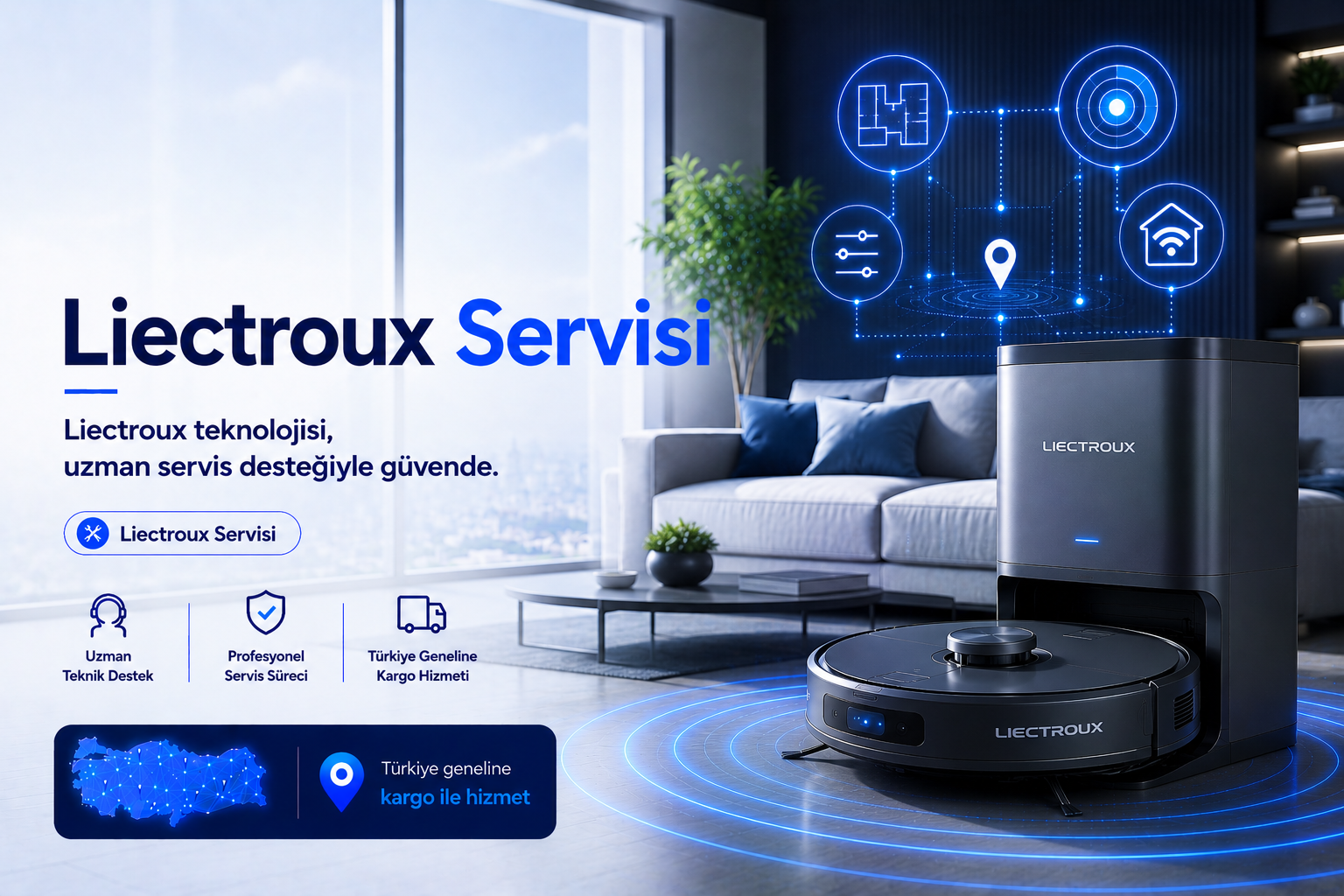 Liectroux robot süpürge servisi