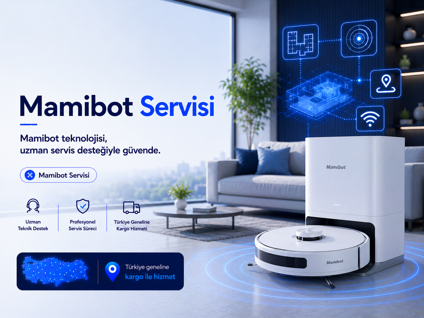Mamibot robot süpürge servisi