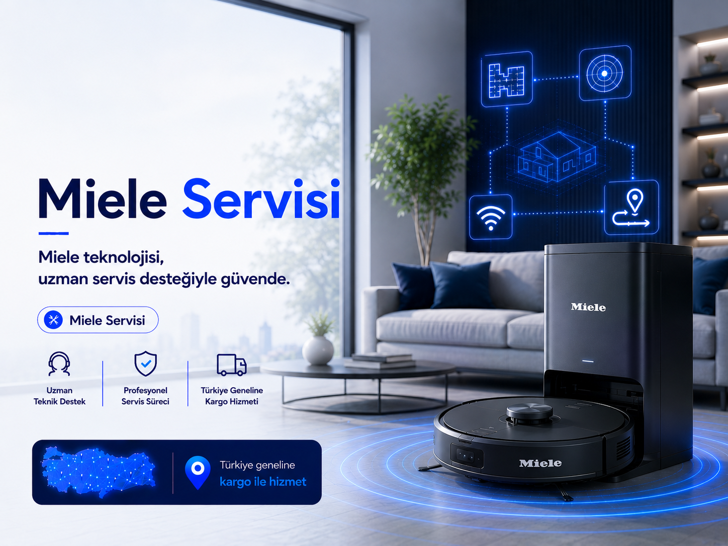 Miele robot süpürge servisi
