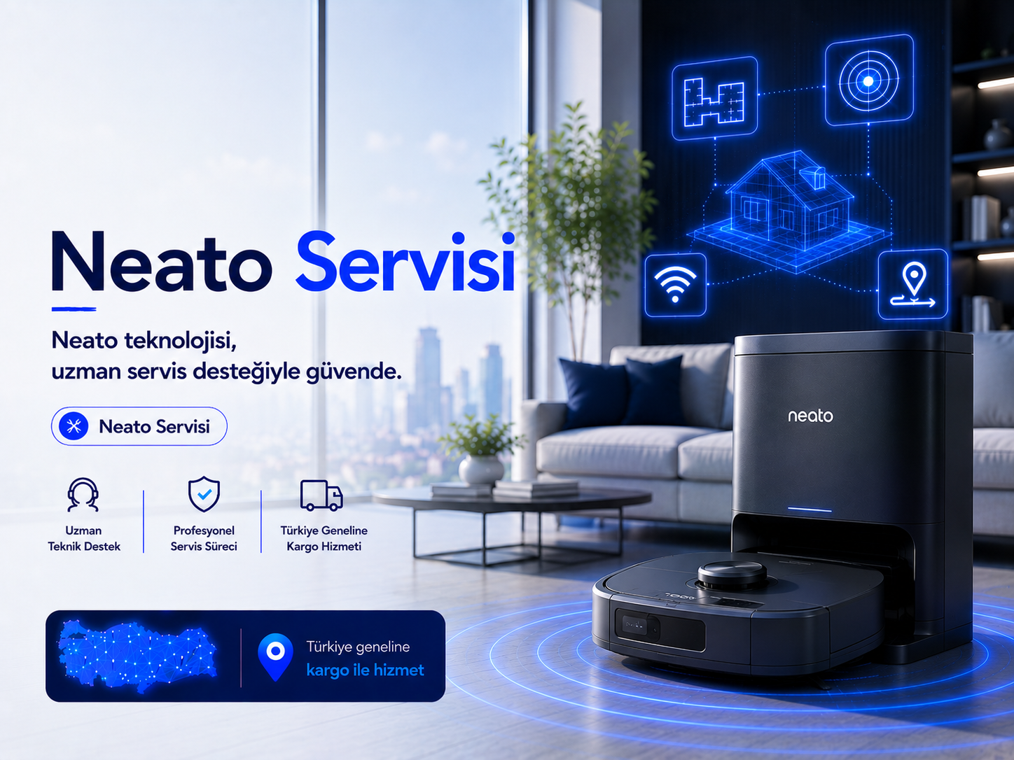 Neato robot süpürge servisi