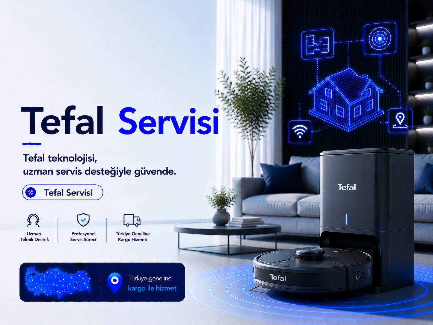 Tefal robot süpürge servisi