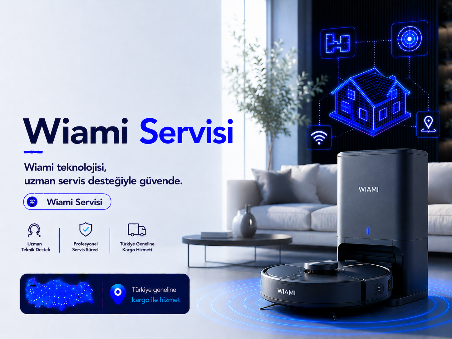 Wiami robot süpürge servisi