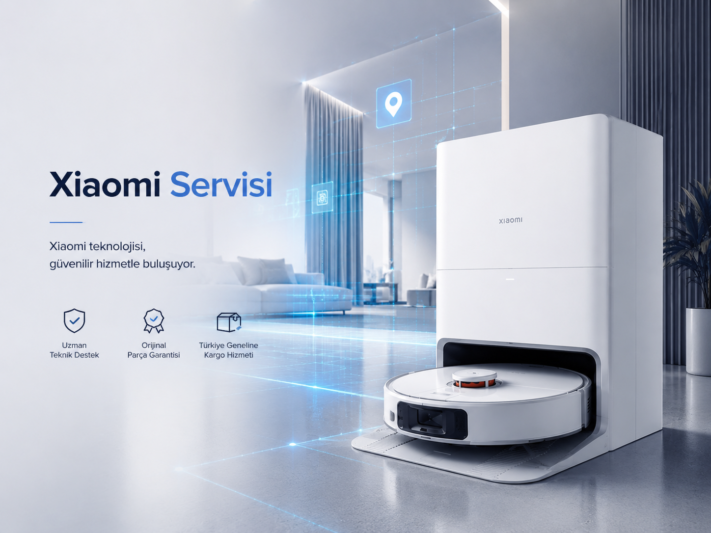 Xiaomi robot süpürge servisi
