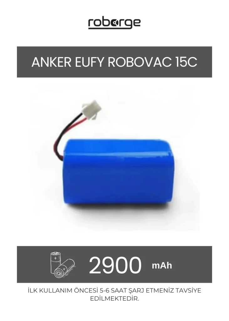 Eufy Anker Eufy Robovac 15C Uyumlu Batarya | Robot Hastanesi