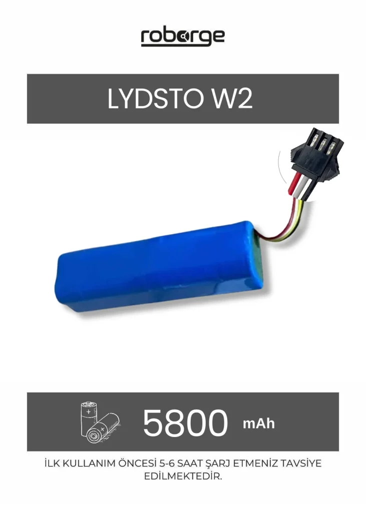 Lydsto W2 Uyumlu Batarya | Robot Hastanesi