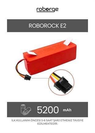 Roborock E2 Uyumlu Batarya | Robot Hastanesi
