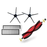 Roborock S5 MAX- Siyah Uyumlu 6'li Yedek Parça Seti görsel 1